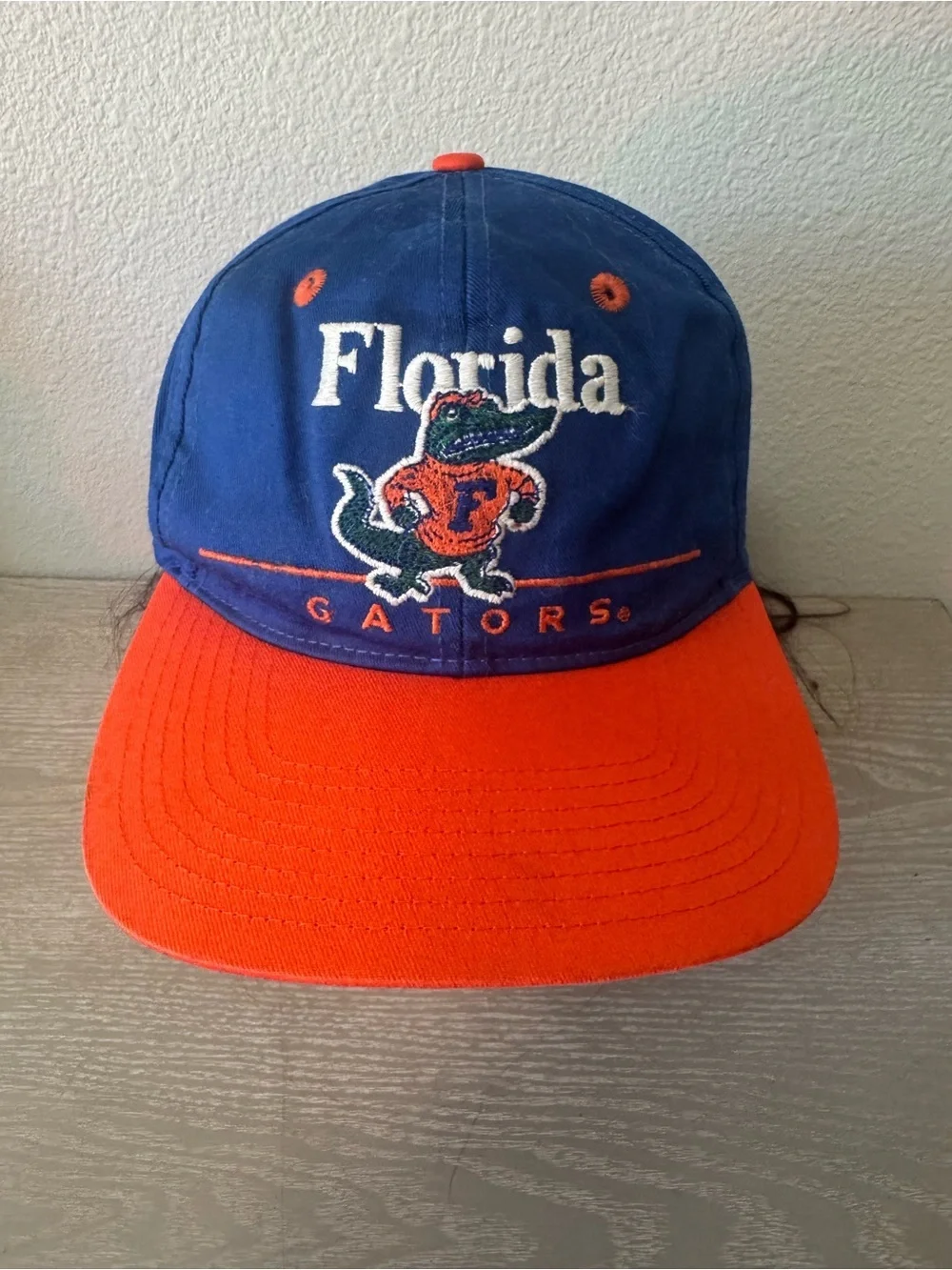 Twins Enterprise Vintage Florida Gators Snapback Hat NCAA Men's Orange Blue